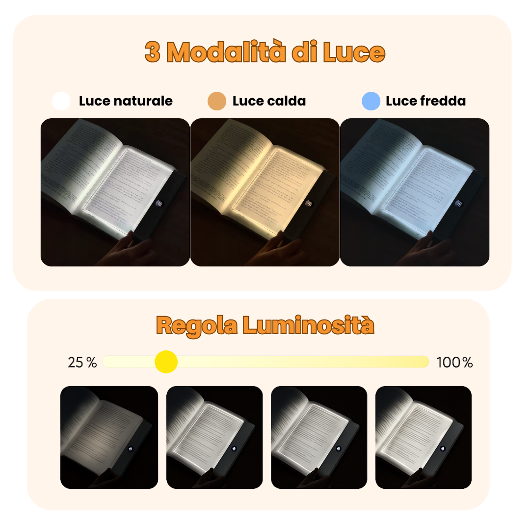Lampada da Lettura LED Trasparente