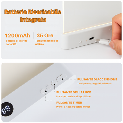 Lampada da Lettura LED Trasparente